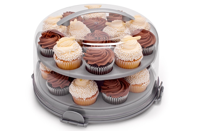 David Tutera Dessert Carrier 2-Tier Cupcake Insert