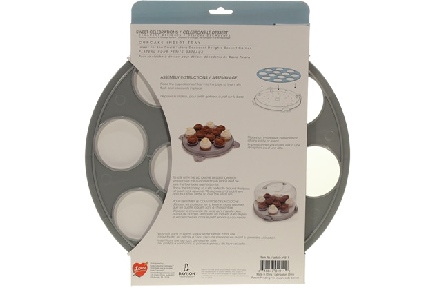 David Tutera Dessert Carrier Cupcake Insert